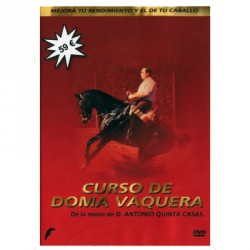 DVD CURSO DE DOMA VAQUERA DE LA MANO DE D. ANTONIO QUINTANA CASA