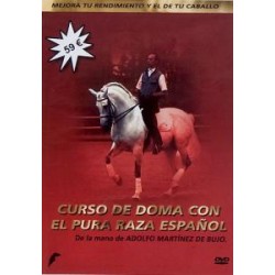 DVD CURSO DE DOMA CON EL PURA RAZA ESPAÑOL DE LA MANO DE ADOLFO 