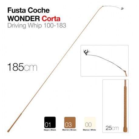 FUSTA COCHE W-CORTA 100-183 NG.  (185CM)