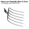 HORCA -RASTRILLO CON CASQUILLO 35cm X 31cm 29112